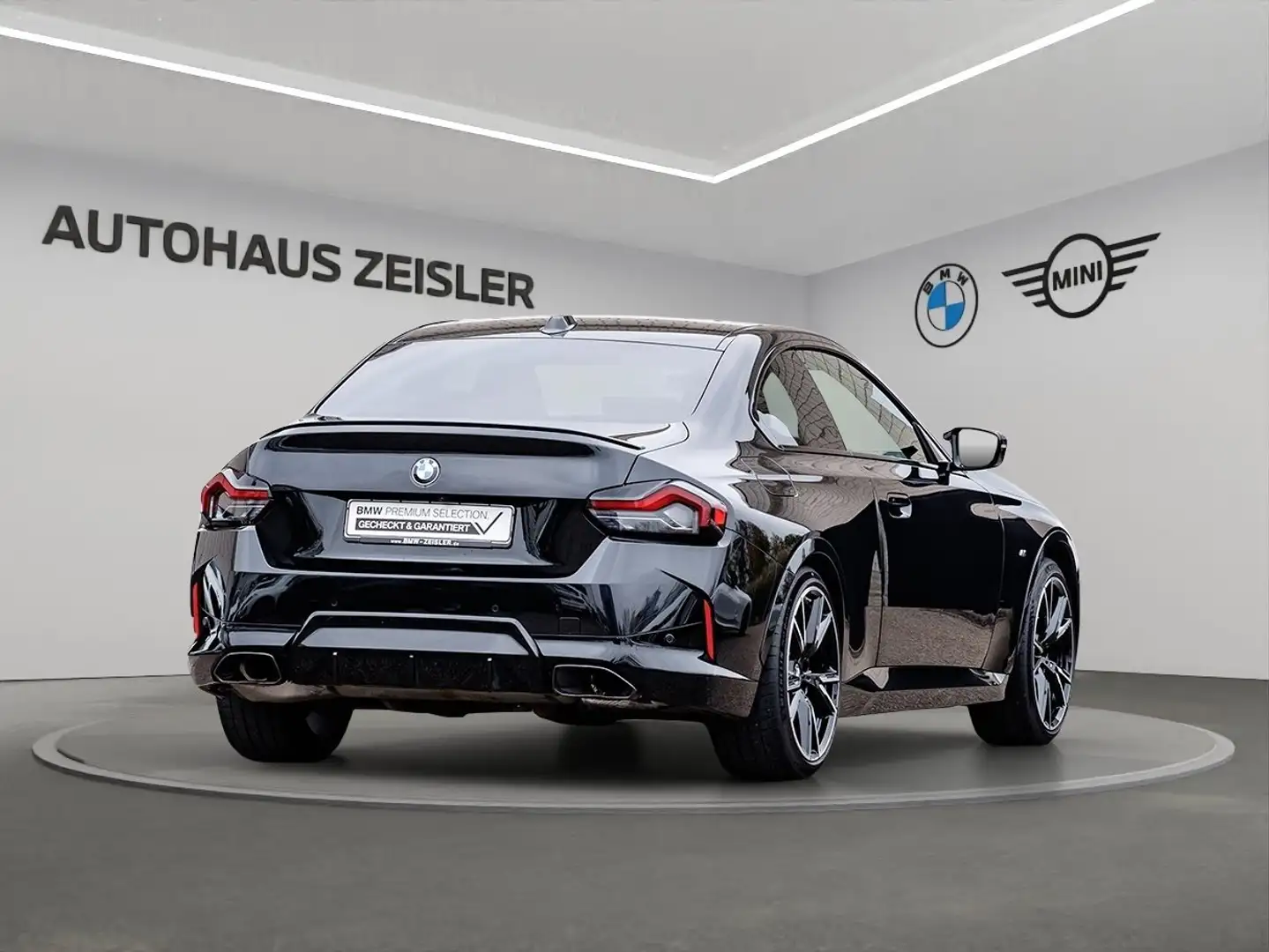 BMW 240 M240i xDrive Coupé HarmanKardon akt.Geschwindigkei Schwarz - 2