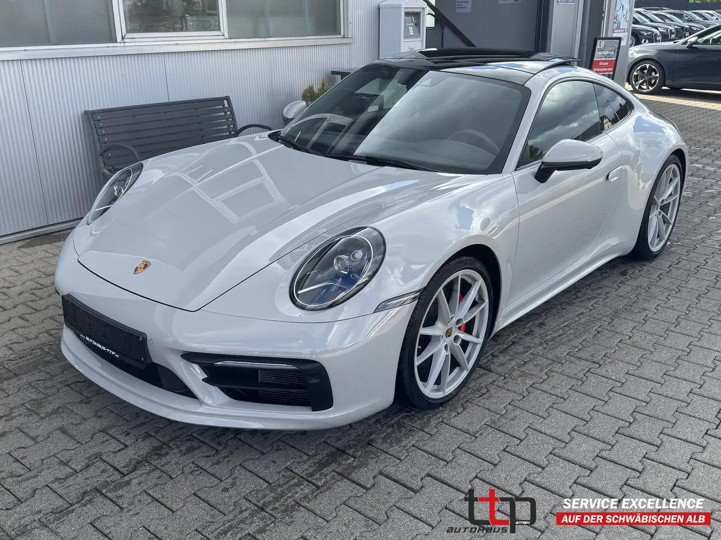 Porsche 992 Carrera 4S KREIDE Schiebedach 360° Memory Grau - 1