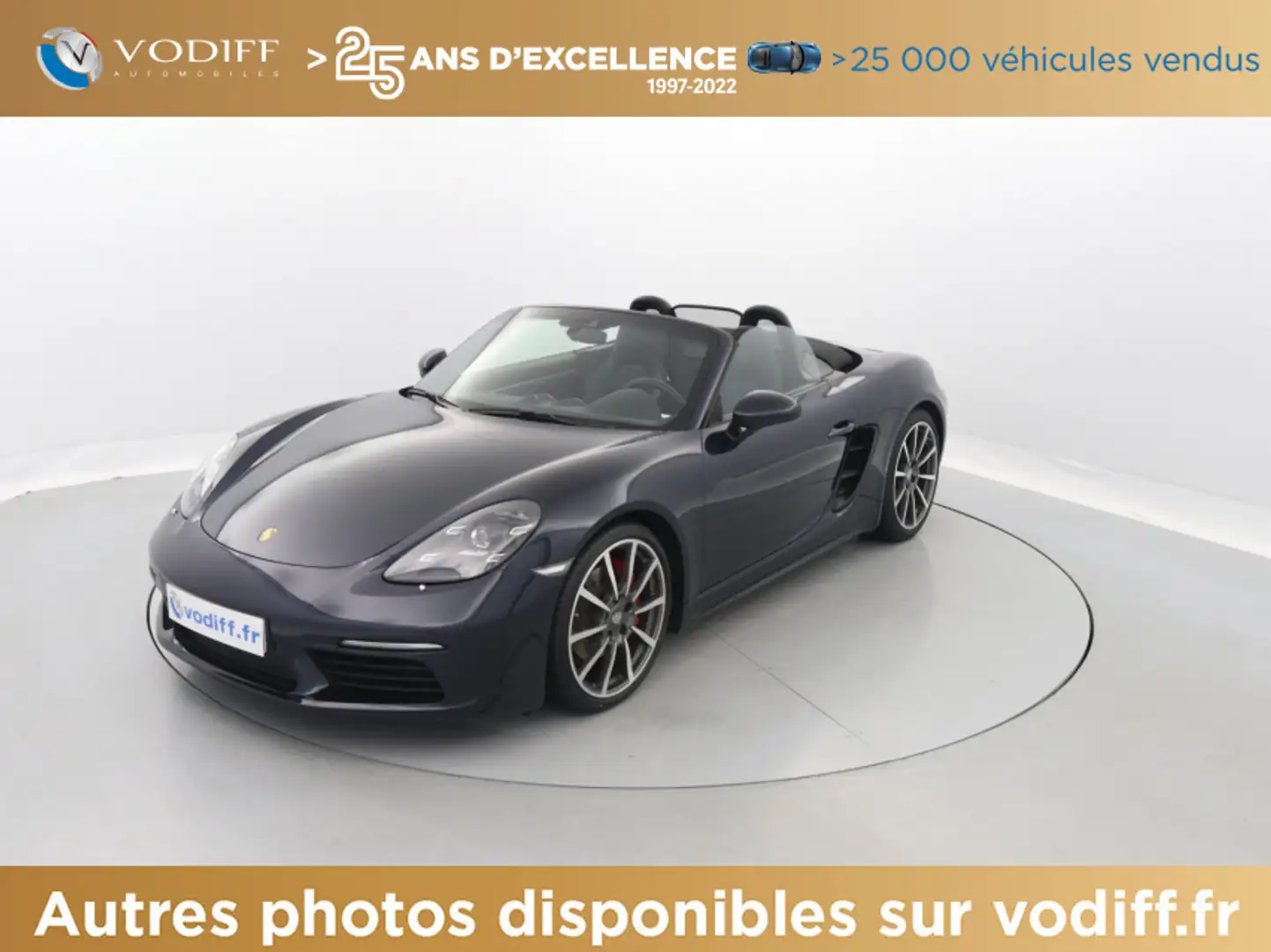 Porsche 718 BOXSTER S PDK 350 CV Bleu - 1