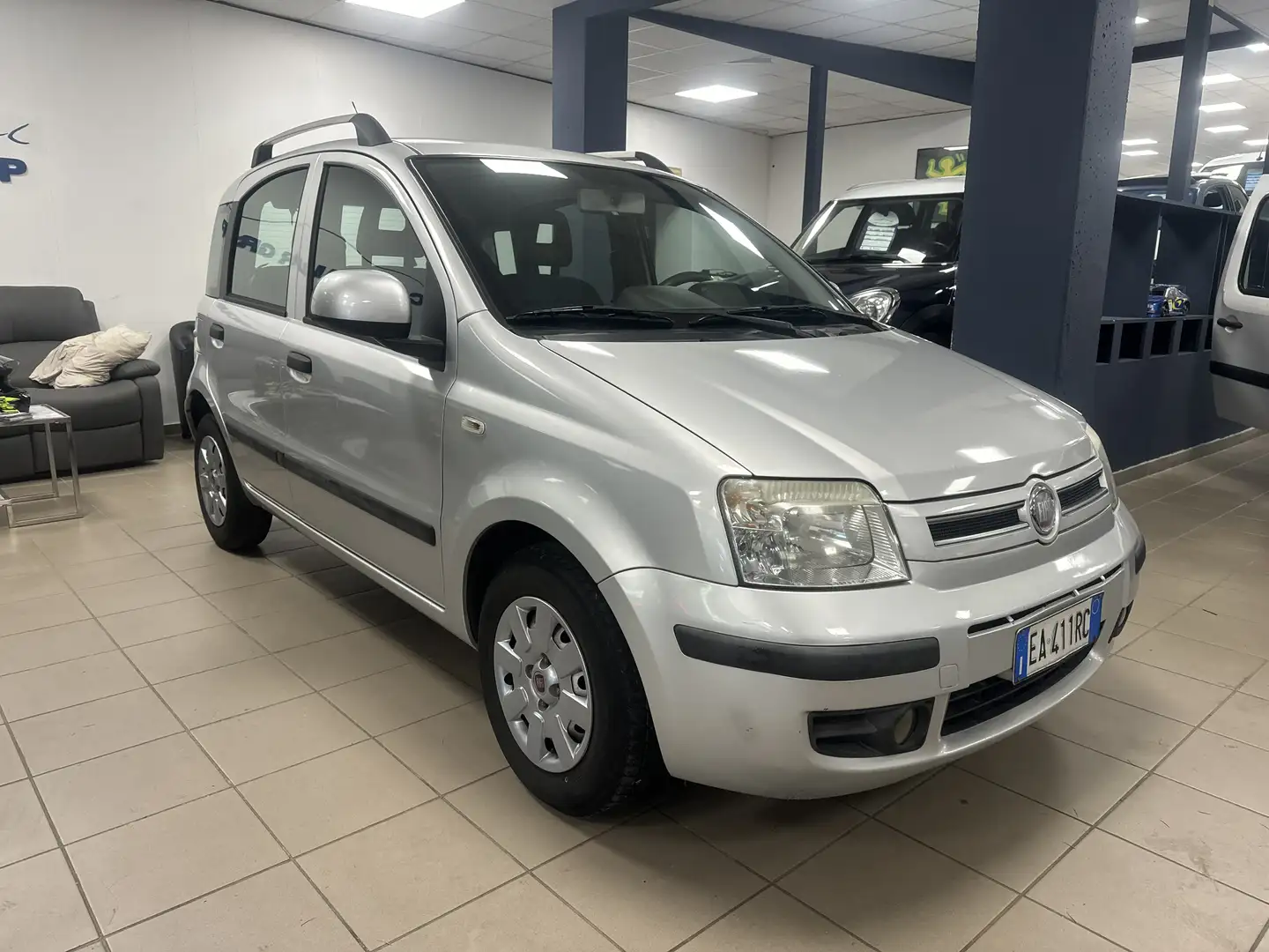 Fiat Panda Panda II 2003 1.2 Dynamic 69cv E5 srebrna - 1