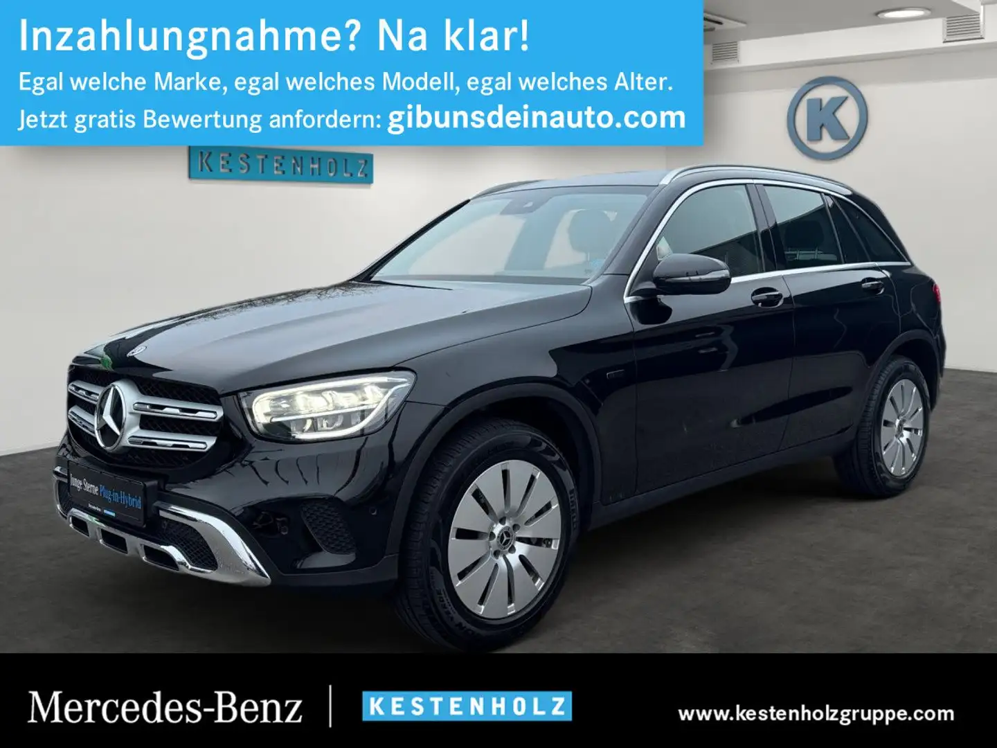 Mercedes-Benz GLC 300 de 4Matic LEDER+AHK+DISTRO+MEMORY+KAMERA Negro - 1