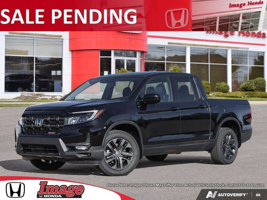 Black 2026 Honda Ridgeline Pickup Truck All-Wheel Drive 9-Speed Automatic