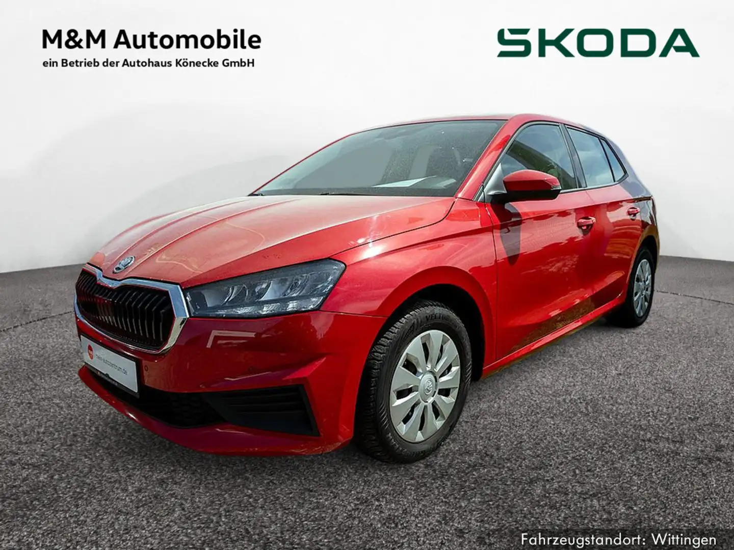 Skoda Fabia 1.0 Ambition Aktionsfahrzeug LED KAM GR Rouge - 1