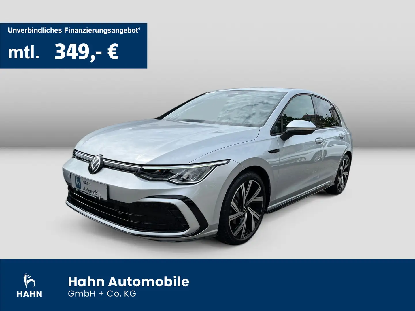 Volkswagen Golf VIII 1.5TSI R-Line Navi ACC LED Sitzh AppCo Silber - 1