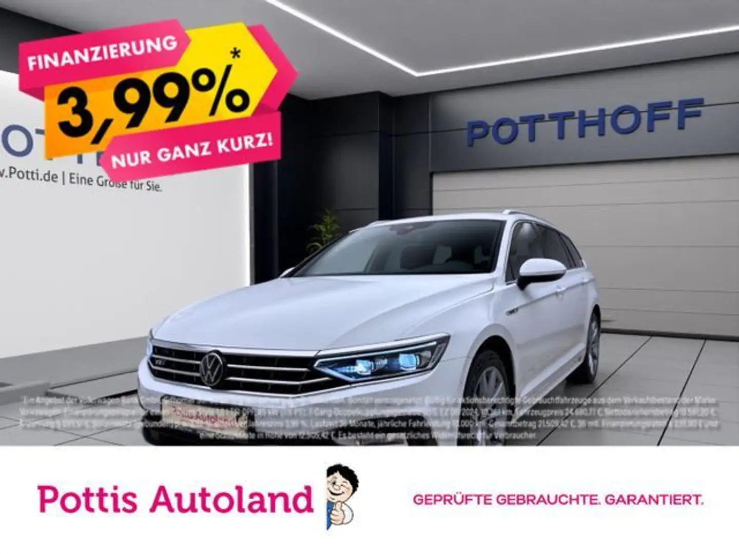 Volkswagen Passat Variant 2.0 TDI DSG ELEGANCE STDHZG NAVI Weiß - 1