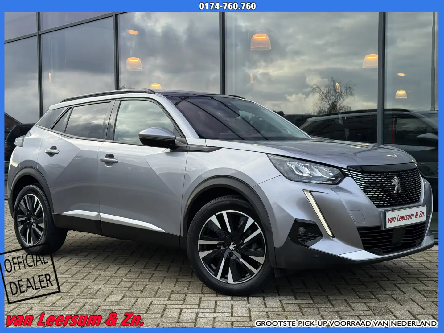 Peugeot 2008 1.2 PureTech Blue Lease Allure | Automaat | Pano | Gris - 1