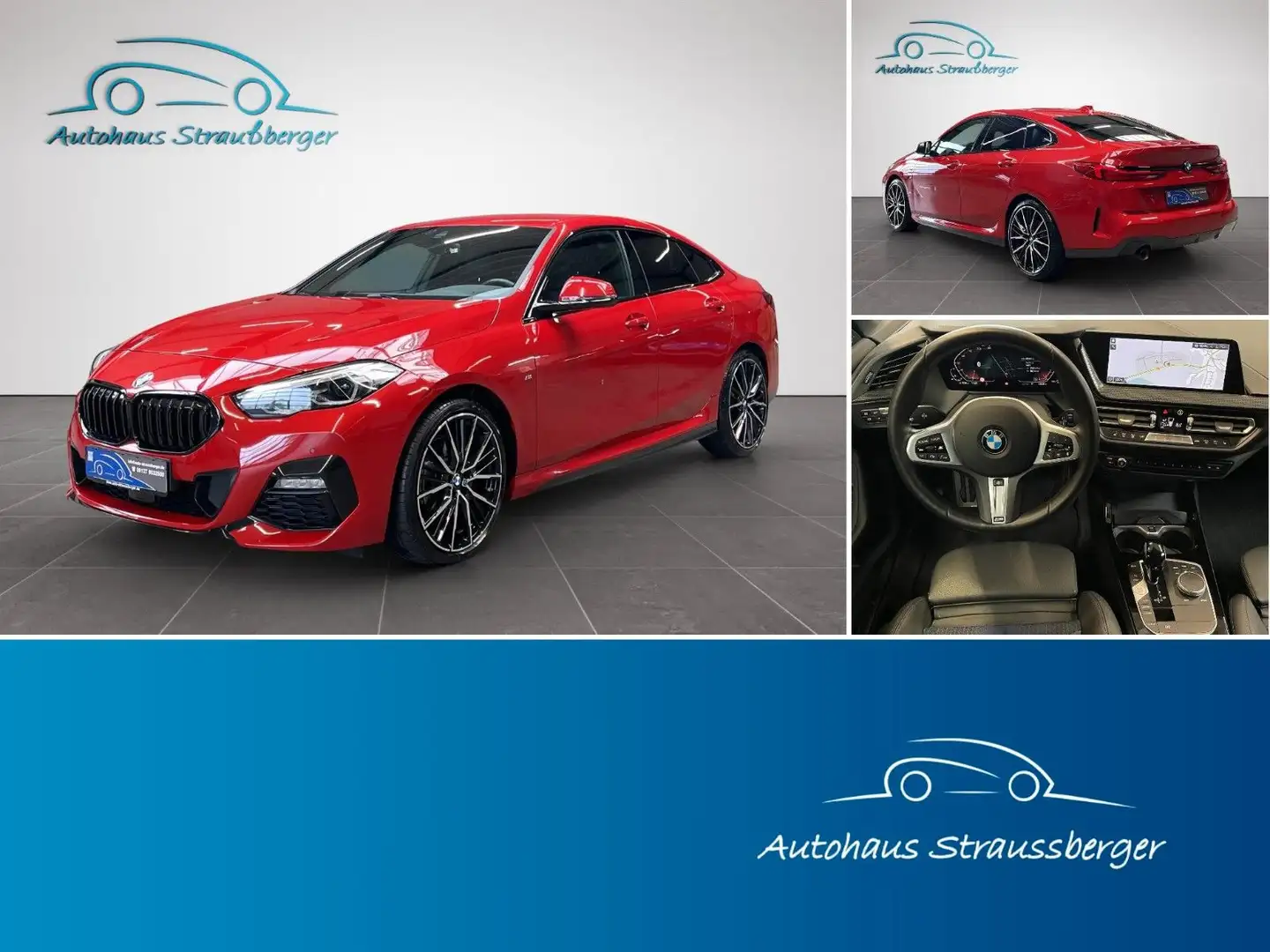 BMW 218 i GC M Sport AHK ACC WiFi H/K QI SHZ RFK DrAs Rot - 1