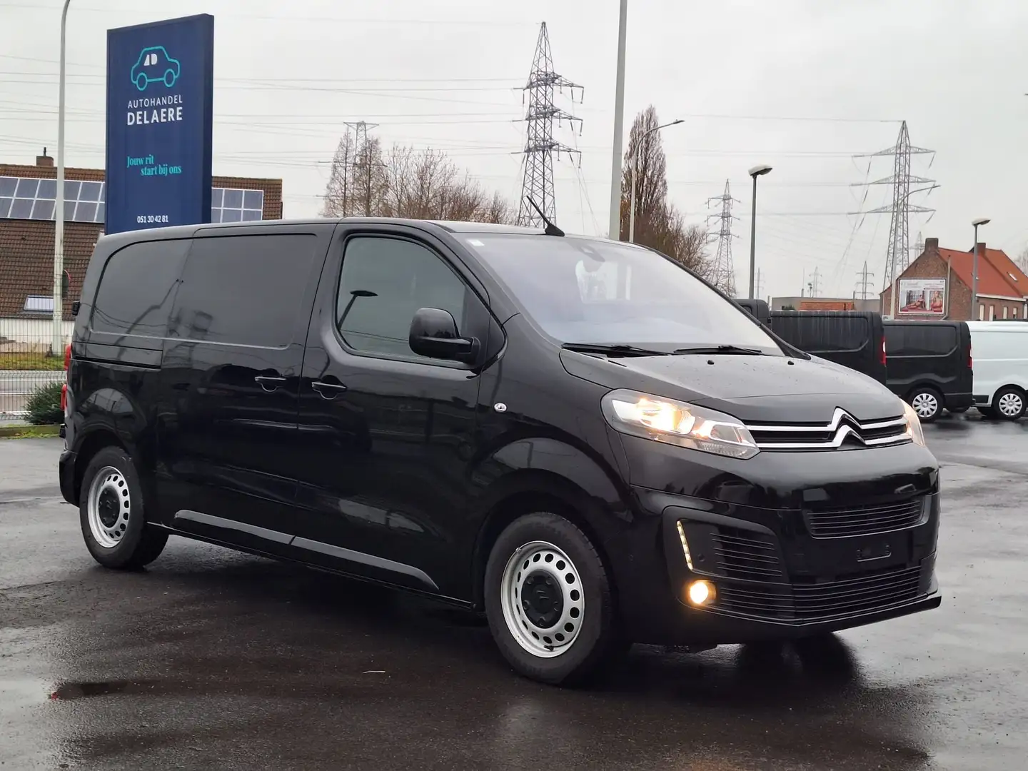 Citroen Jumpy 2.0Hdi145PK 86000km trekhaak (16500Netto+Btw/Tva) Noir - 1