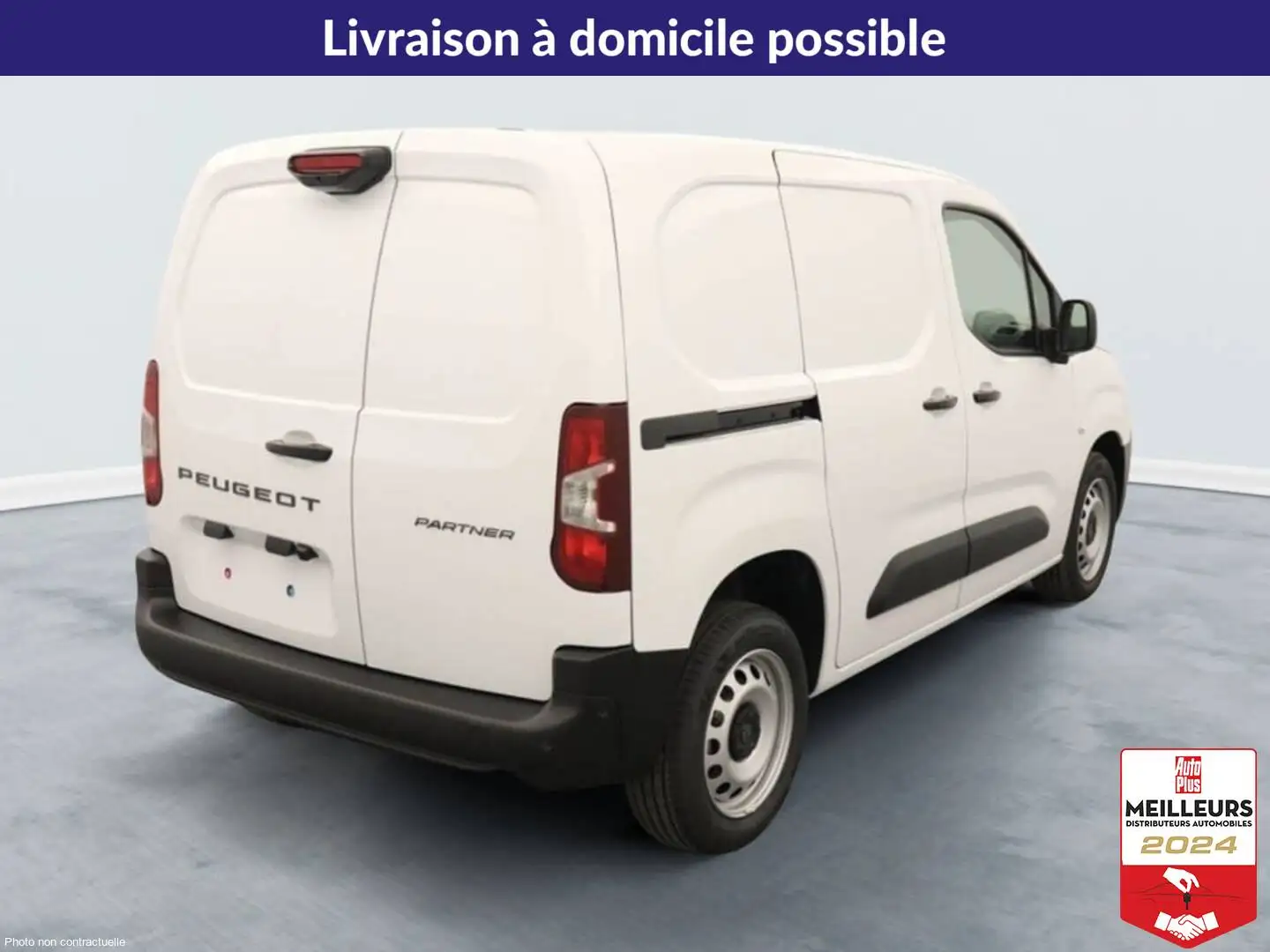 Peugeot Partner M 1000 KG BLUEHDI 130 S S EAT8 Blanc - 2
