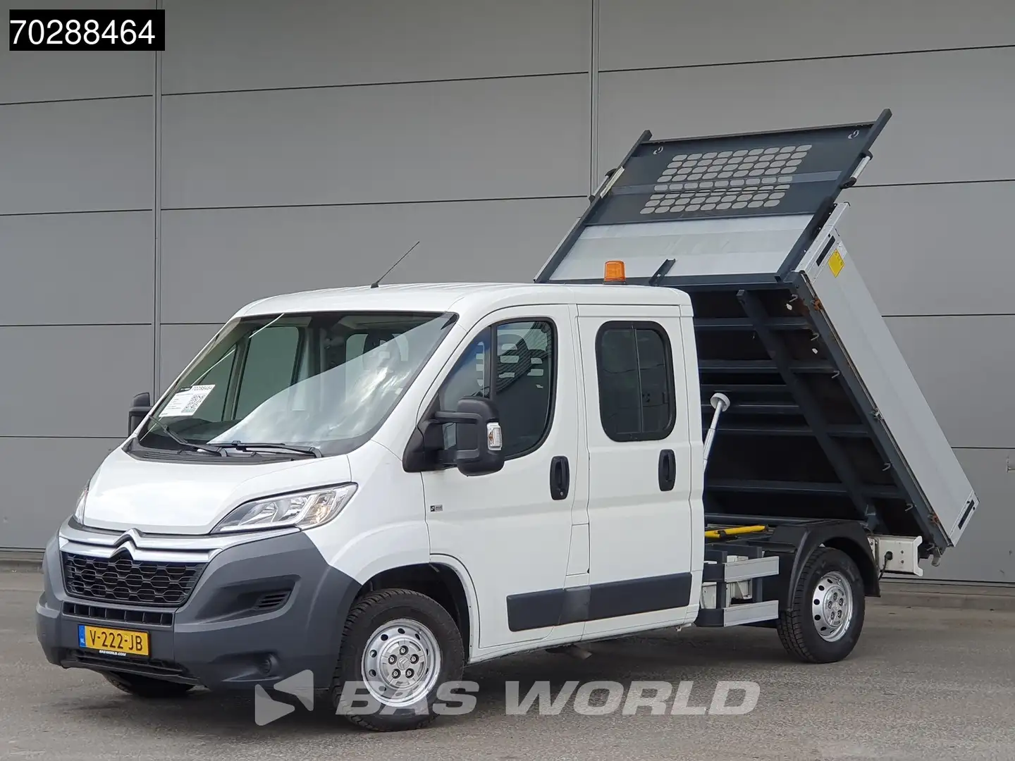 Citroen Jumper 130PK Kipper Dubbel Cabine Trekhaak Euro6 Tipper B White - 1