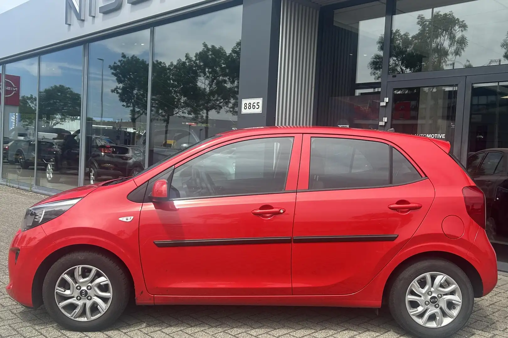 Kia Picanto 1.0 CVVT EconomyPlusLine AIRCO | BLUETOOTH Rood - 2