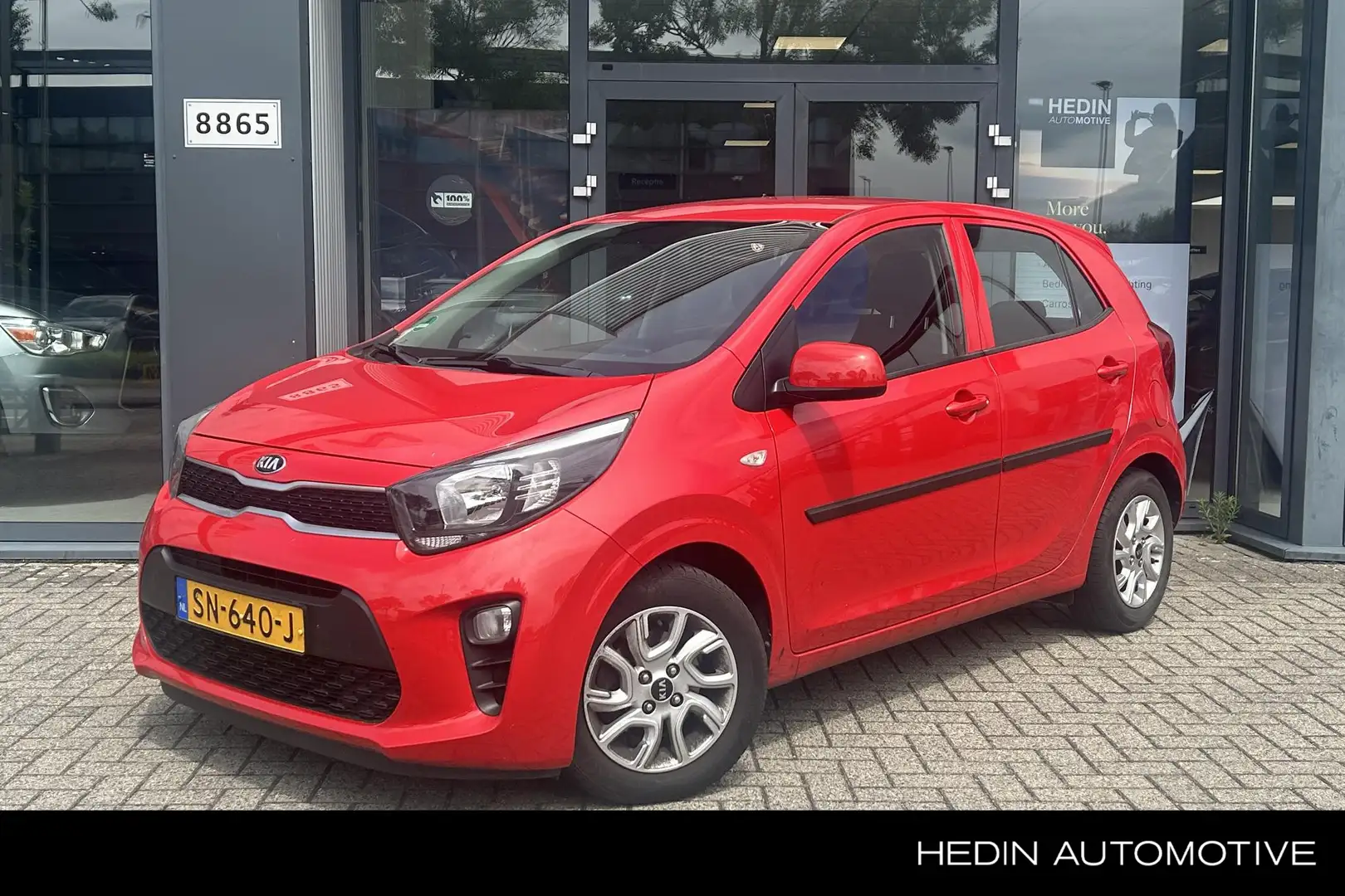 Kia Picanto 1.0 CVVT EconomyPlusLine AIRCO | BLUETOOTH Rood - 1