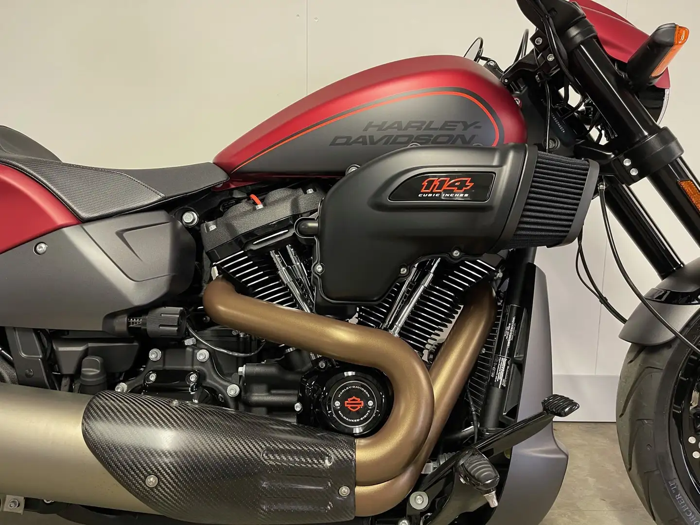 Harley-Davidson FXDR 114 SOFTAIL MET Screamin' Eagle uitlaat kit Rood - 2