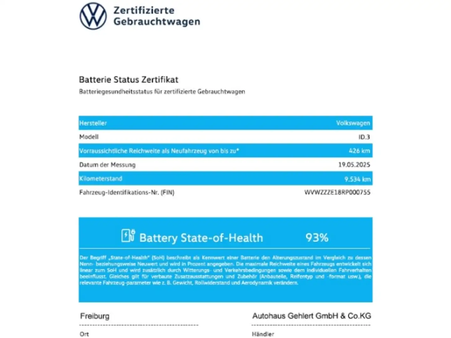 Volkswagen ID.3 Pro Performance 58 kWh LED Rückfahrkamera Silber - 2