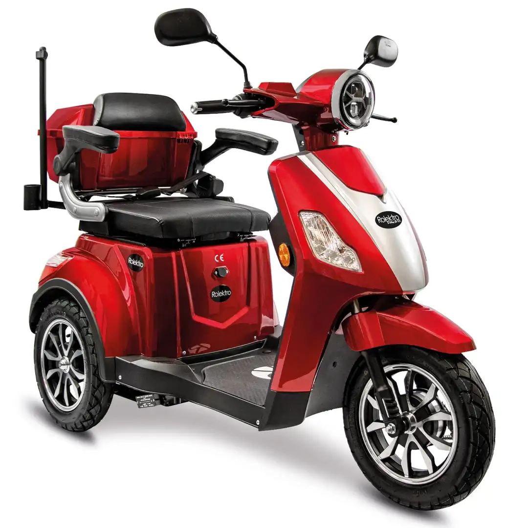 Rolektro E-Trike 25 V.3 Lithium Akku Rot - 1