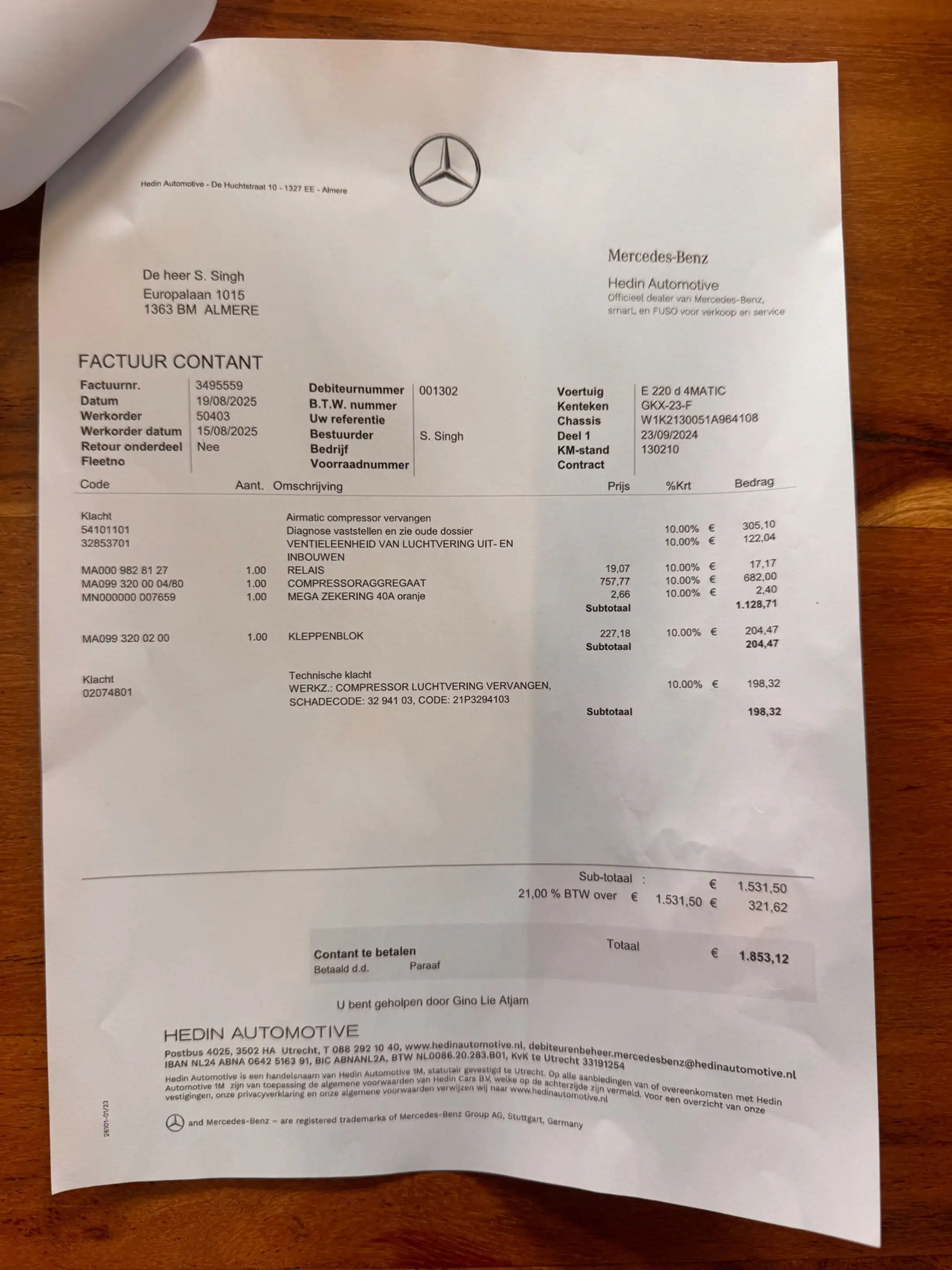 Mercedes-Benz E 220 d 4MATIC Avantgarde,luchtvering adaptive,Nieuwstaa — photo 26