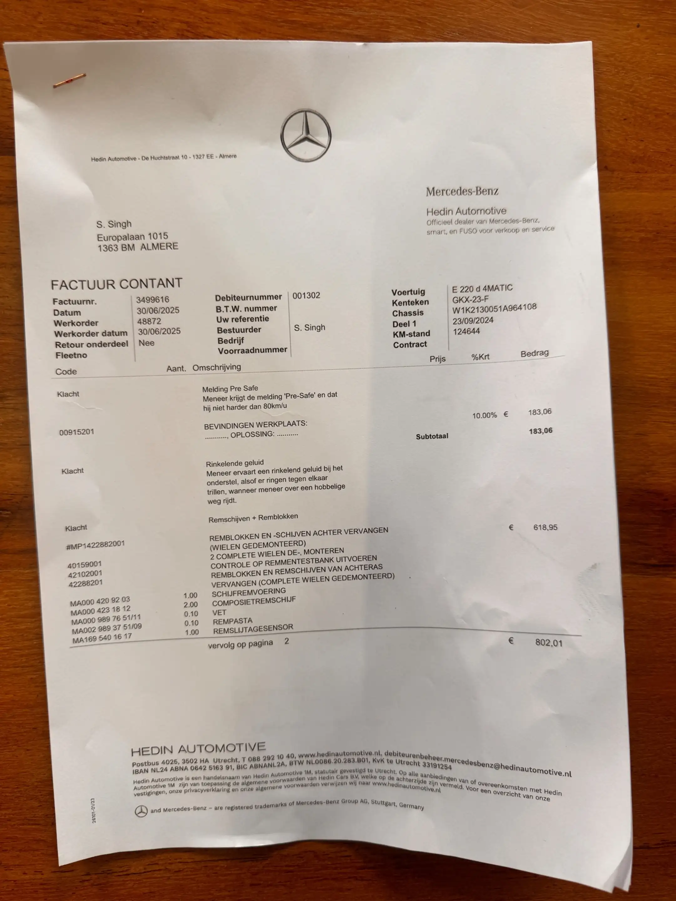 Mercedes-Benz E 220 d 4MATIC Avantgarde,luchtvering adaptive,Nieuwstaa — photo 24