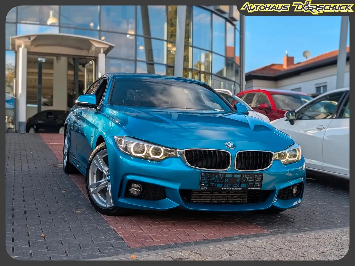 BMW 420 420d Gran Coupé M Sport*LED*KEYLESS*VAR.LENKUNG* Blauw - 1