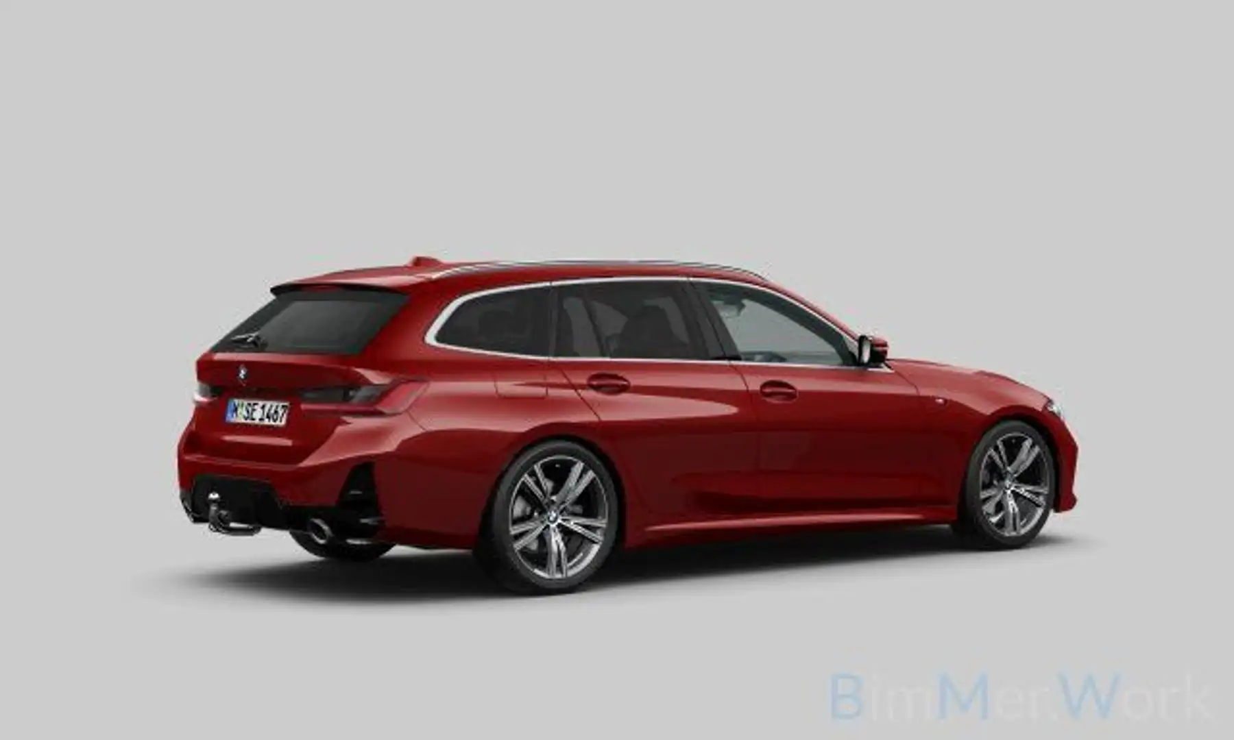 BMW 320 d A xDrive Touring.M-Sport.HUD.AHK.StHz.HIFI Rouge - 2