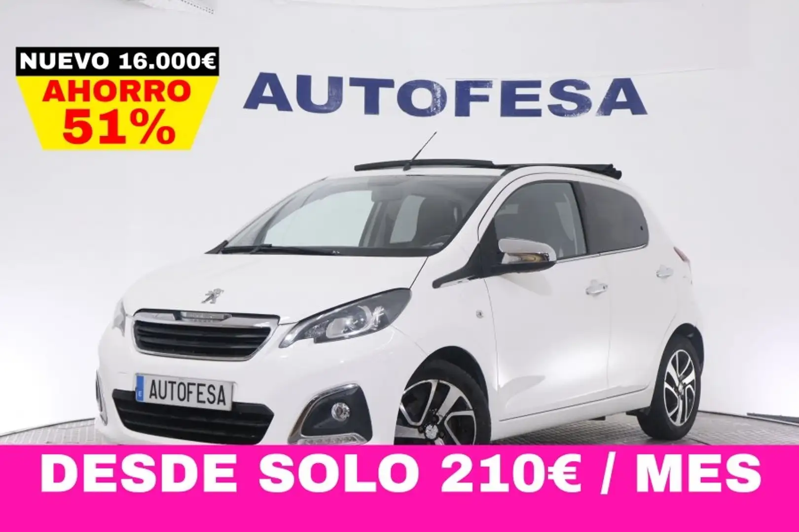Peugeot 108 Top! 1.2 PureTech Allure Blanco - 1