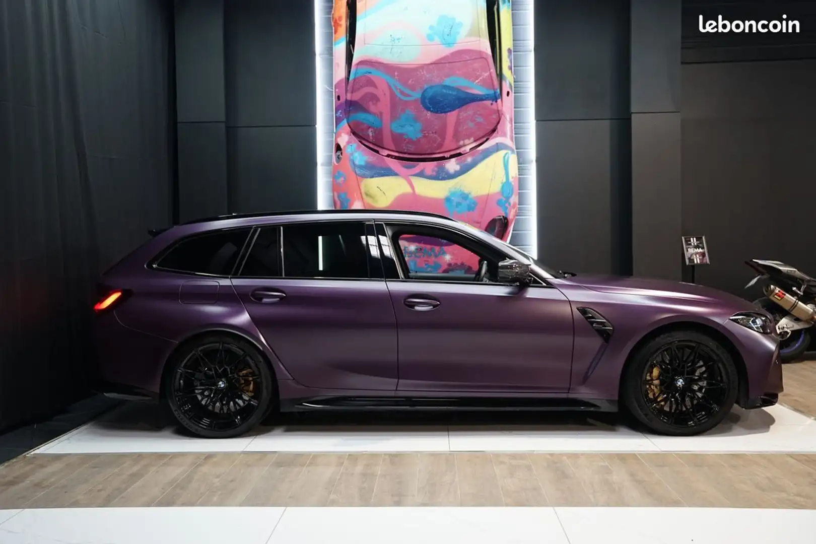 BMW M3 COMPETITION G81 TOURING 3.0 510CV | CAMERA 360°| PACK CARBONE INTERIEUR EXTERIEUR AFFICHAGE TETE HAUTE| SIEGE M CARBONE| - 2