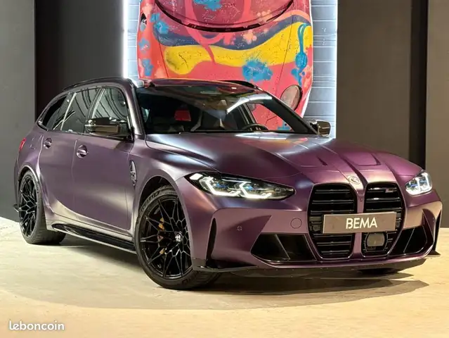 BMW M3 COMPETITION G81 TOURING 3.0 510CV | CAMERA 360°| PACK CARBONE INTERIEUR EXTERIEUR AFFICHAGE TETE HAUTE| SIEGE M CARBONE| 