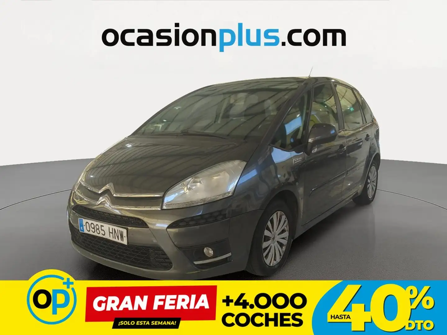Citroen C4 Picasso 1.6e-HDI Tonic CMP SST Gris - 1