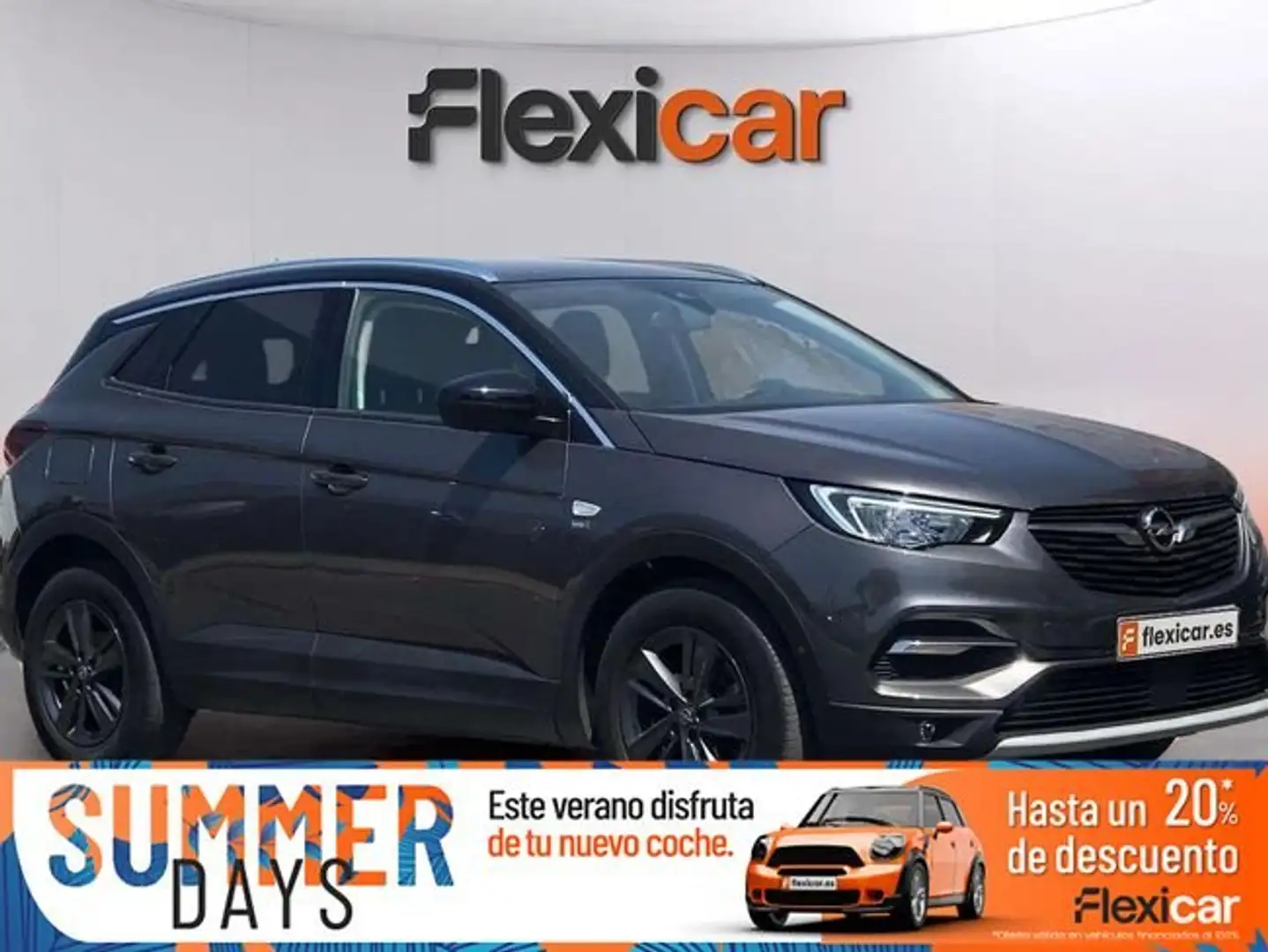 Opel Grandland X 1.2+Turbo+Design+Line Gris - 1