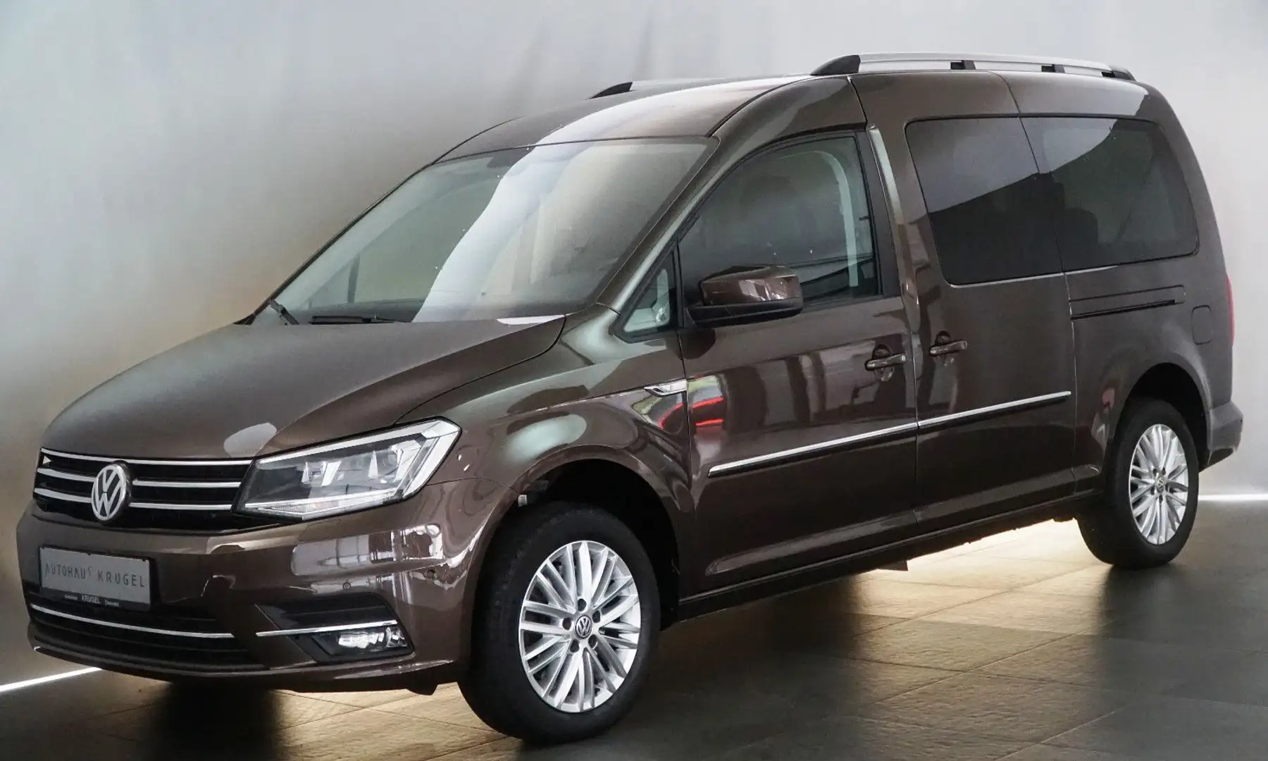 Volkswagen Caddy Maxi Highline 7Sitzer! Design-Paket! Braun - 1
