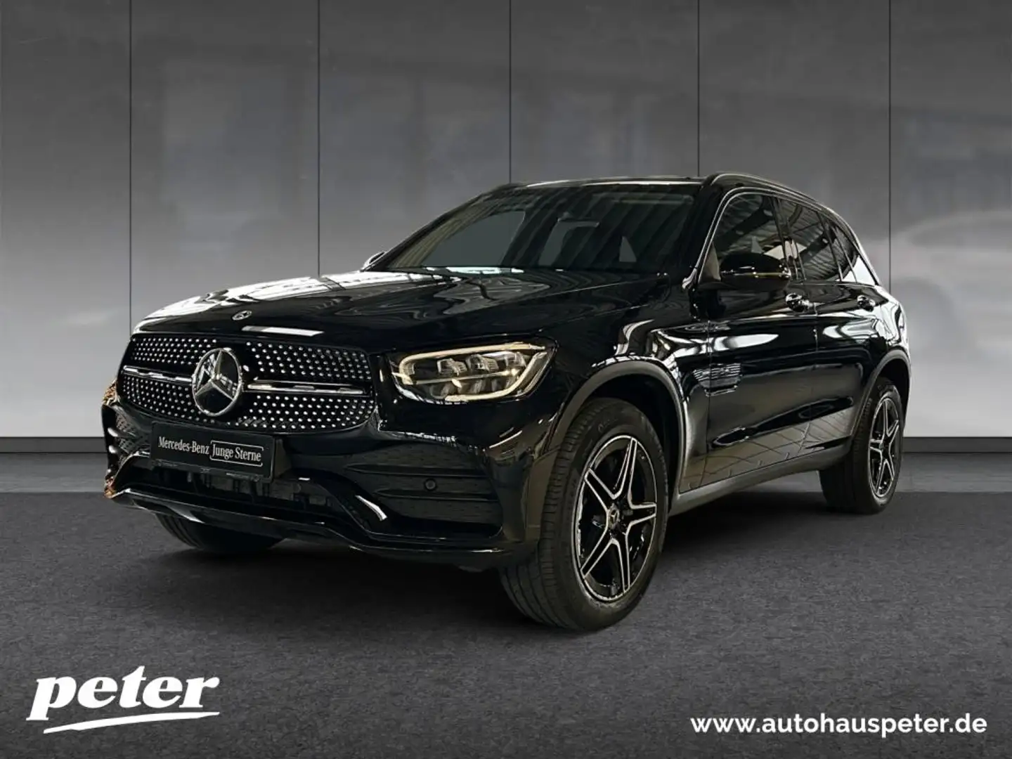 Mercedes-Benz GLC 300 de 4M AMG/Night/19"/LED/Kamera/Spur-P./ Schwarz - 1