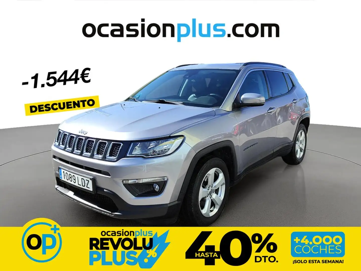 Jeep Compass 1.4 Multiair Longitude 4x2 103kW Gris - 1