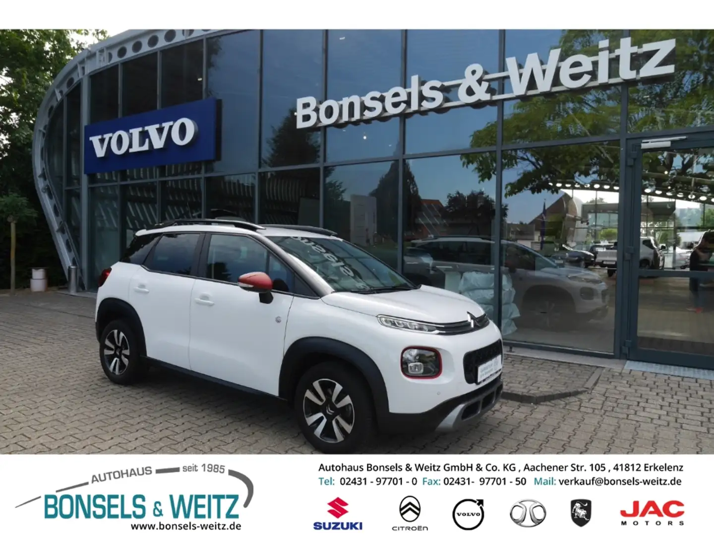 Citroen C3 Aircross C-SERIES PureTech 110 AHK-abnehmbar Spurhalteass. Blanc - 1