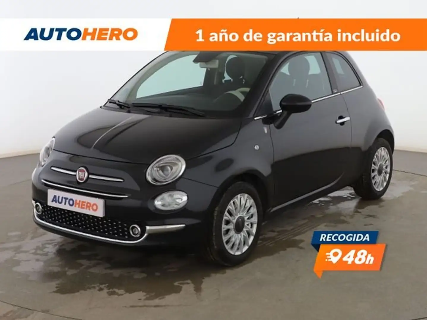 Fiat 500 1.0 Mild-Hybrid Monotrim Zwart - 1