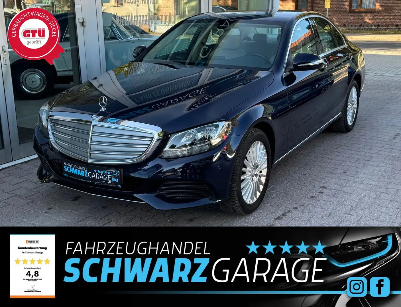 Mercedes-Benz C 250 Lim.*KAMERA*AUTOM.*WENIG-KM* Bleu - 1