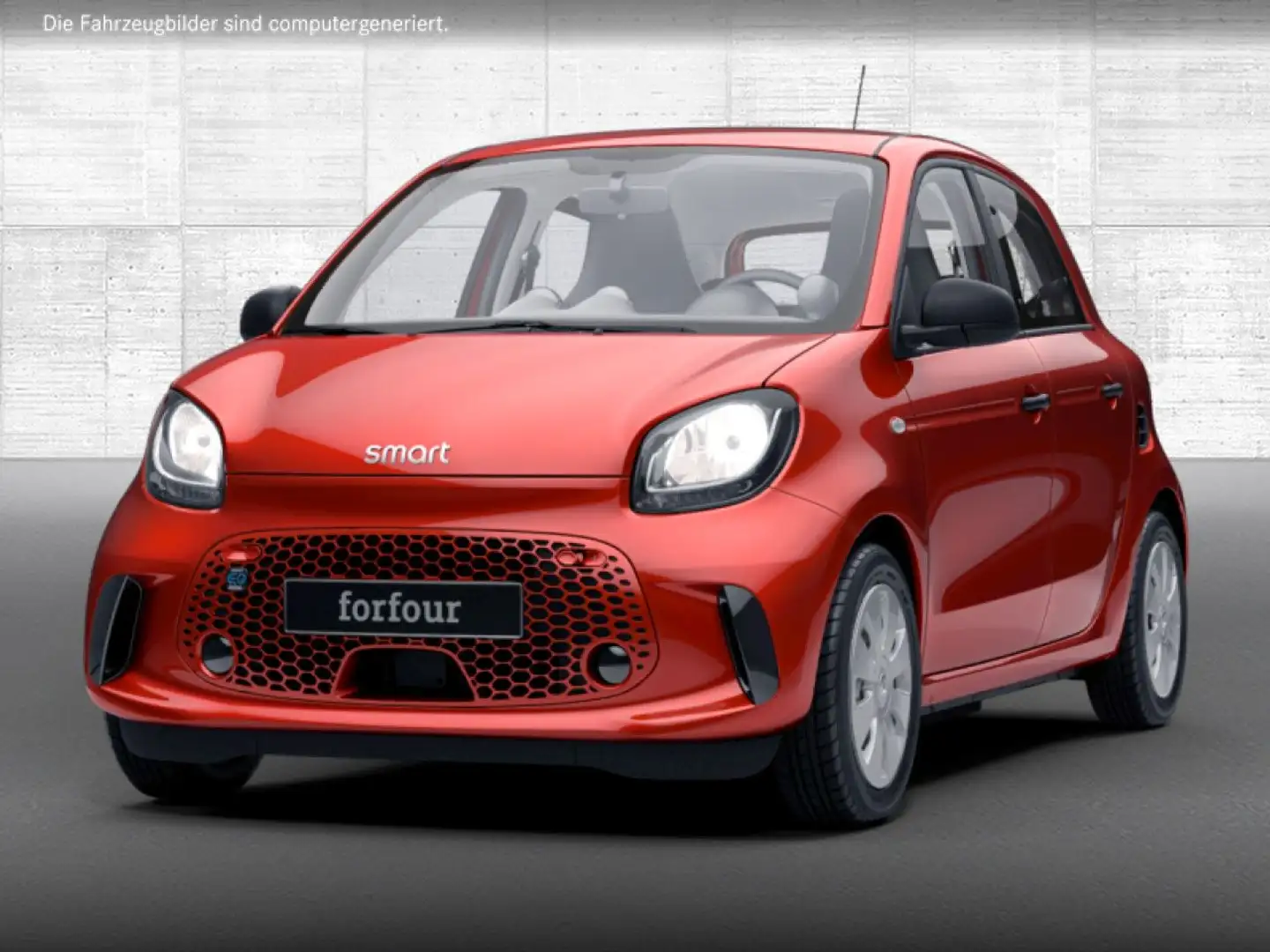 smart forTwo EQ 60kWed cool&Audio SHZ Dig Radio Tempom Rot - 2