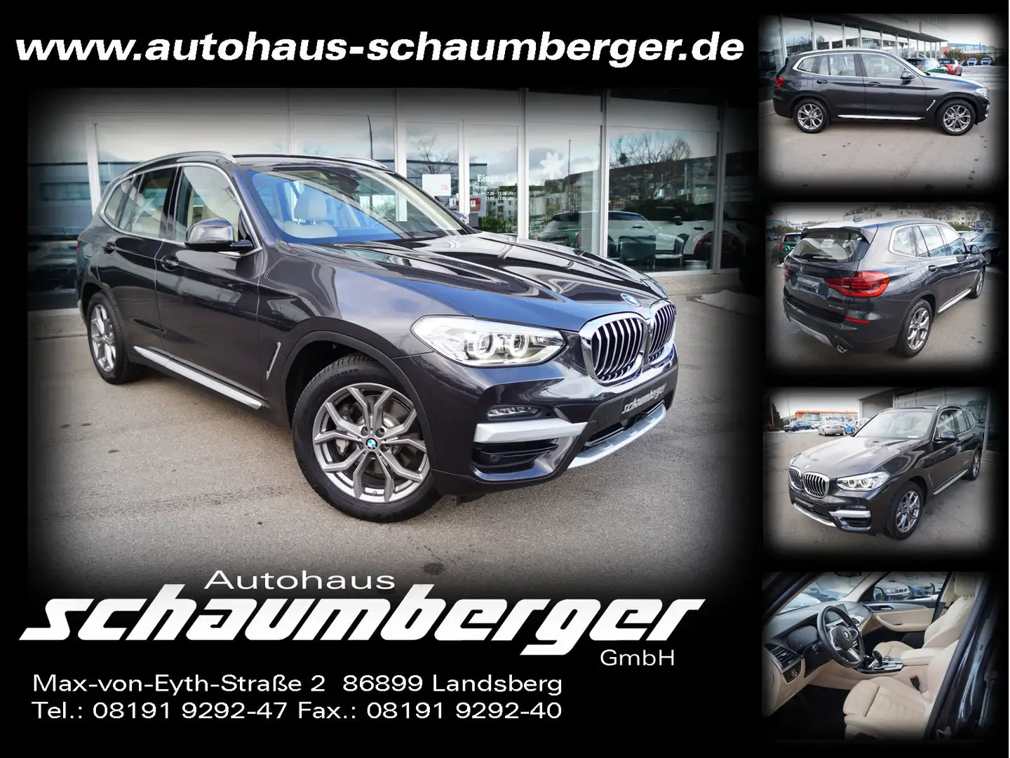 BMW X3 xDrive30i A X Line * Navi * Leder * Panorama Gris - 1