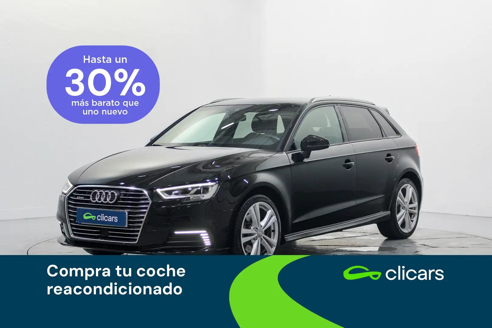 Audi A3 Sportback 40 e-tron S line S tronic Negro - 1