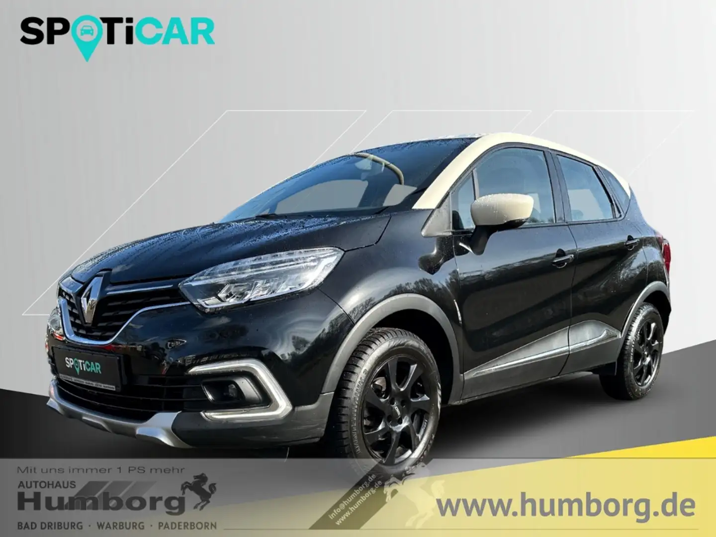 Renault Captur eco 0.9 TCe 90 Intens Navi LED  Fahrerprofil SHZ K Schwarz - 1