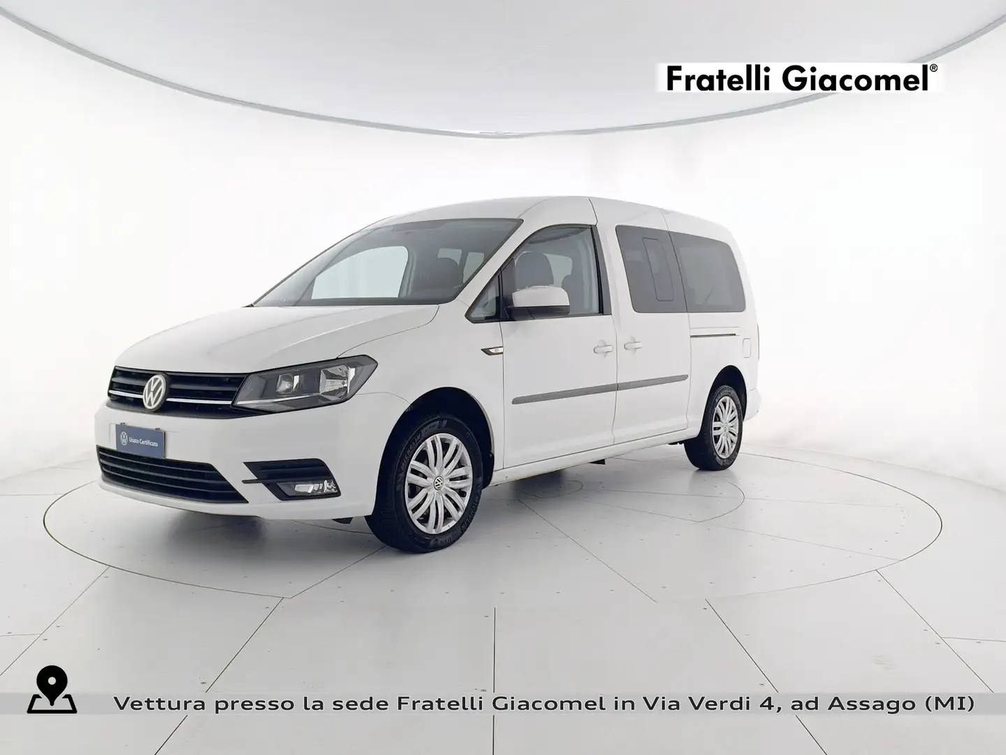 Volkswagen Caddy maxi 2.0 tdi 102cv trendline e6 Bianco - 1