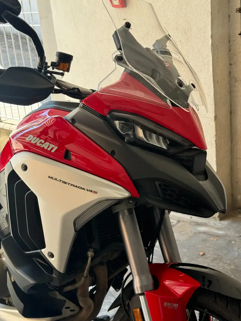 Ducati Multistrada V4 S travel radar Rosso - 1