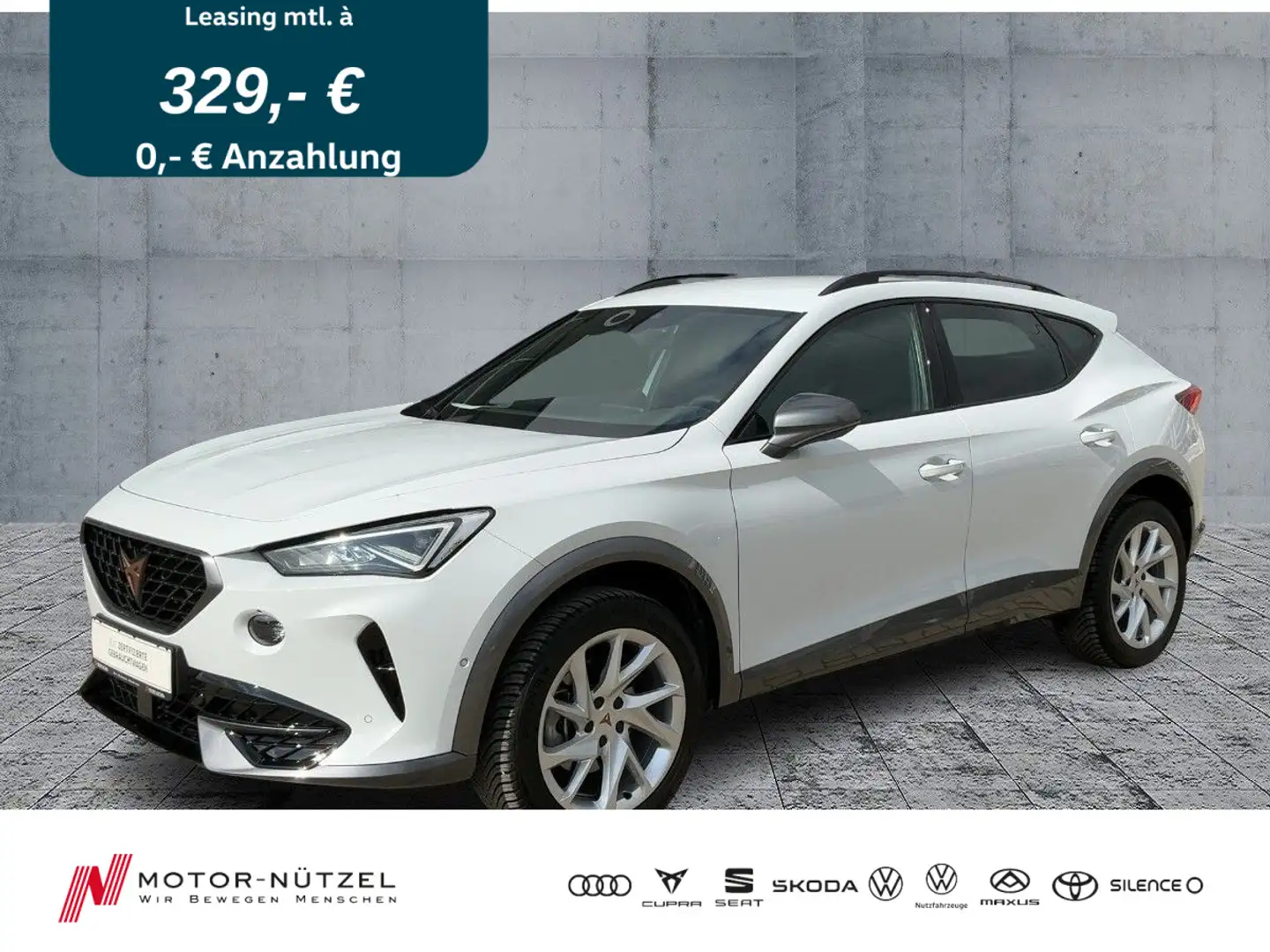 CUPRA Formentor VZ 2.0 TSI DSG 4DRIVE LED+NAVI+KAMERA Weiß - 1