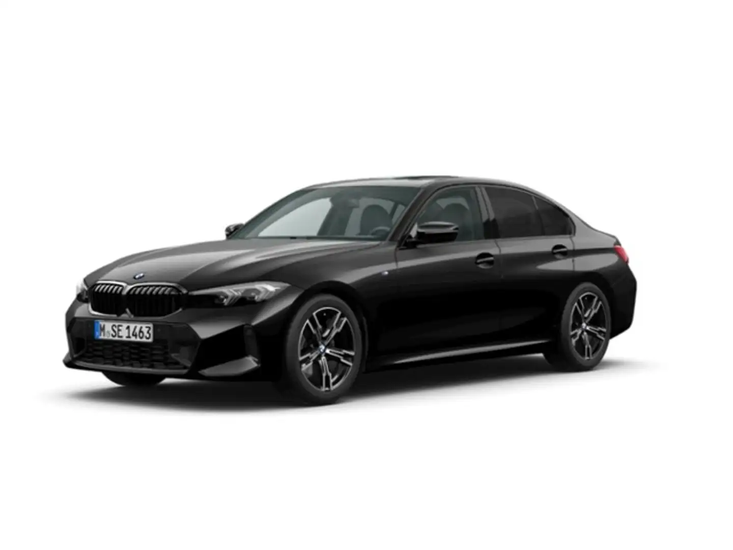 BMW 320 320dA Negro - 1