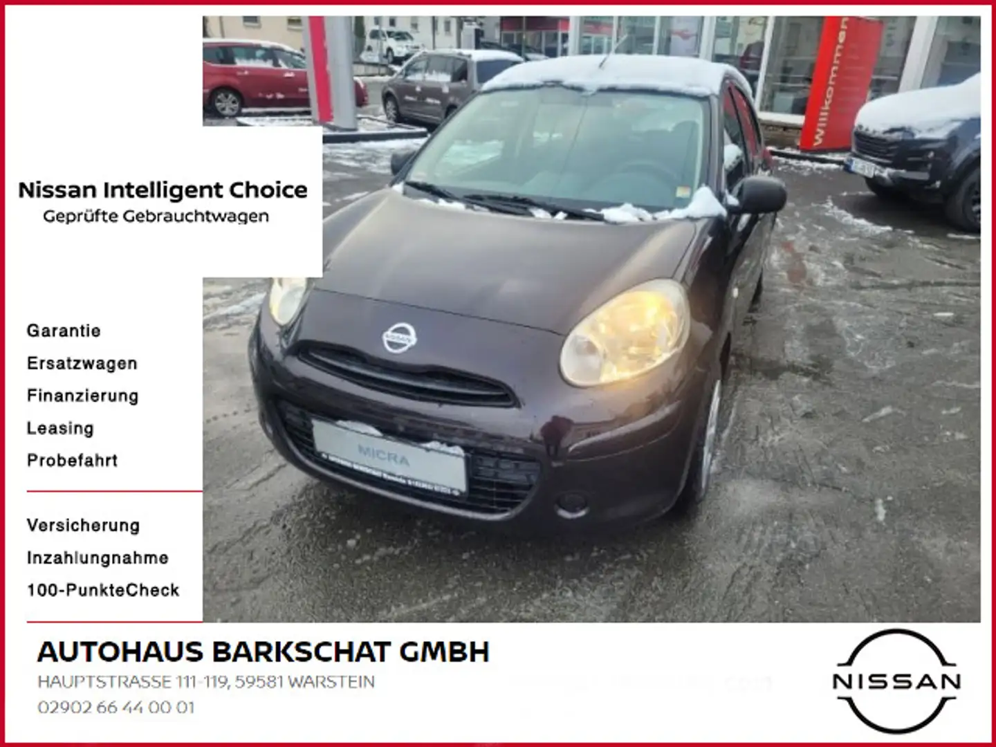 Nissan Micra Visia First Zwart - 1