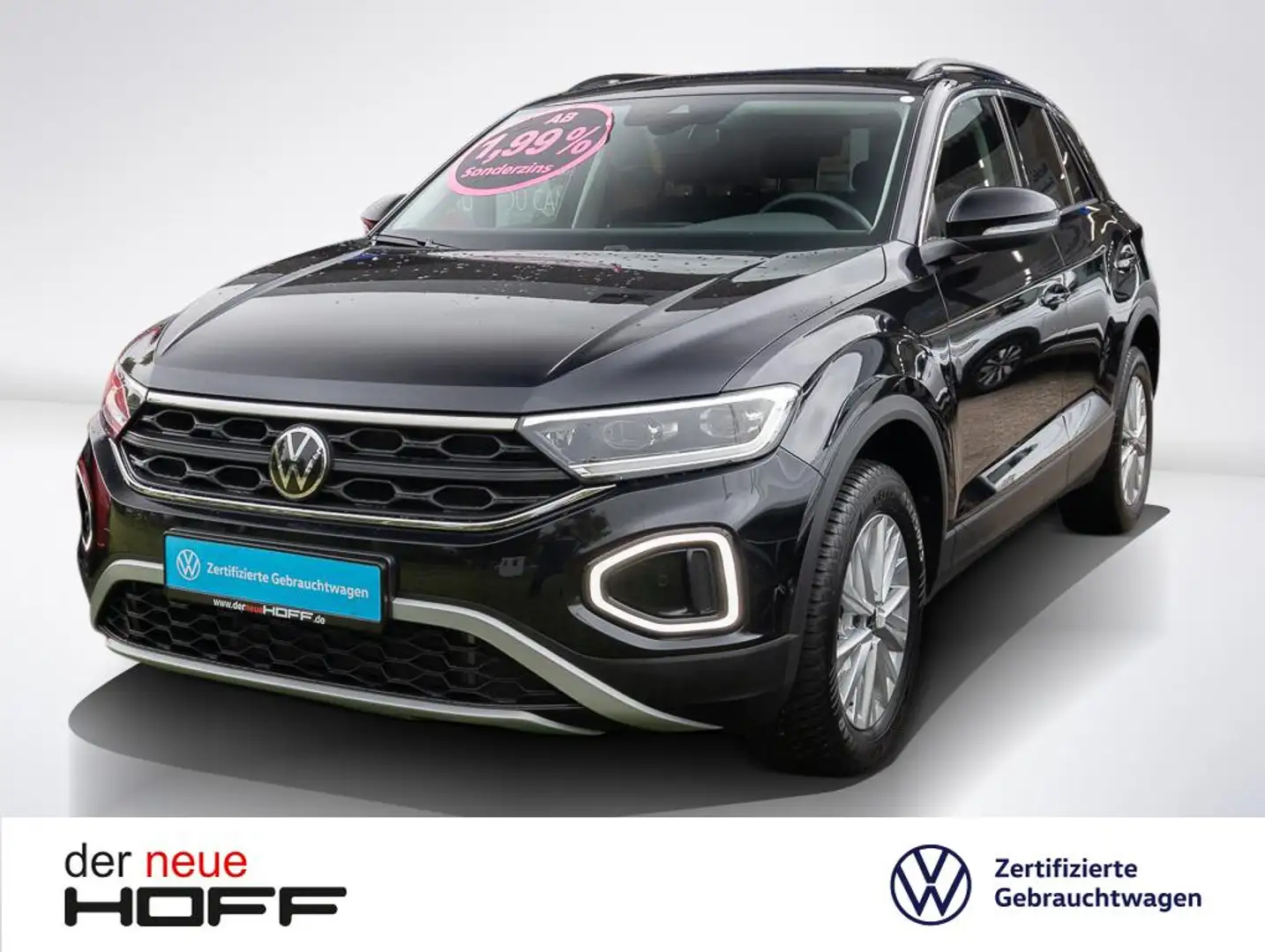 Volkswagen T-Roc 1.0 TSI Life Navi Bleutooth LED Allwetter Noir - 1