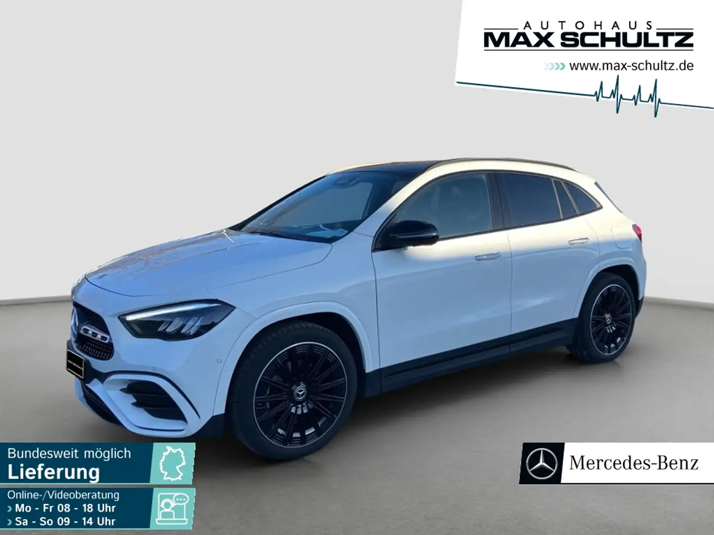 Mercedes-Benz GLA 200 AMG*NIGHT*PANO*AHK*KEYL*BURM*360°KAMERA Weiß - 1