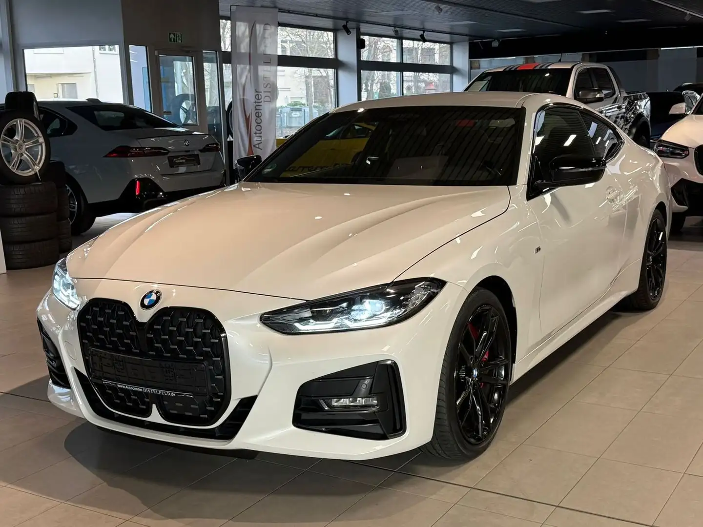 BMW 420 d xDrive M Sport Pro HUD H&K Live Cockpit AHK Weiß - 2