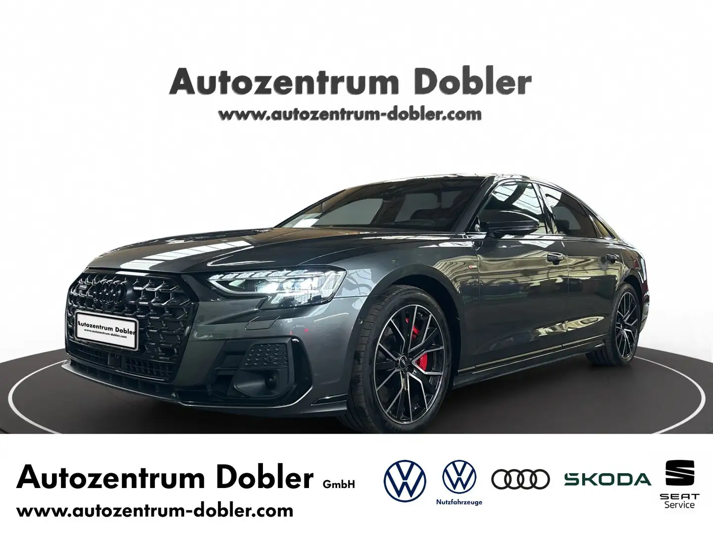 Audi A8 HYBRID 60 TFSIe quattro Mtrx HuD S-Line Navi Grau - 1