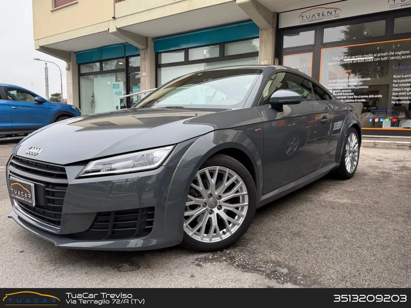 Audi Coupe TT Coupe 1.8 TFSI Design Gris - 1