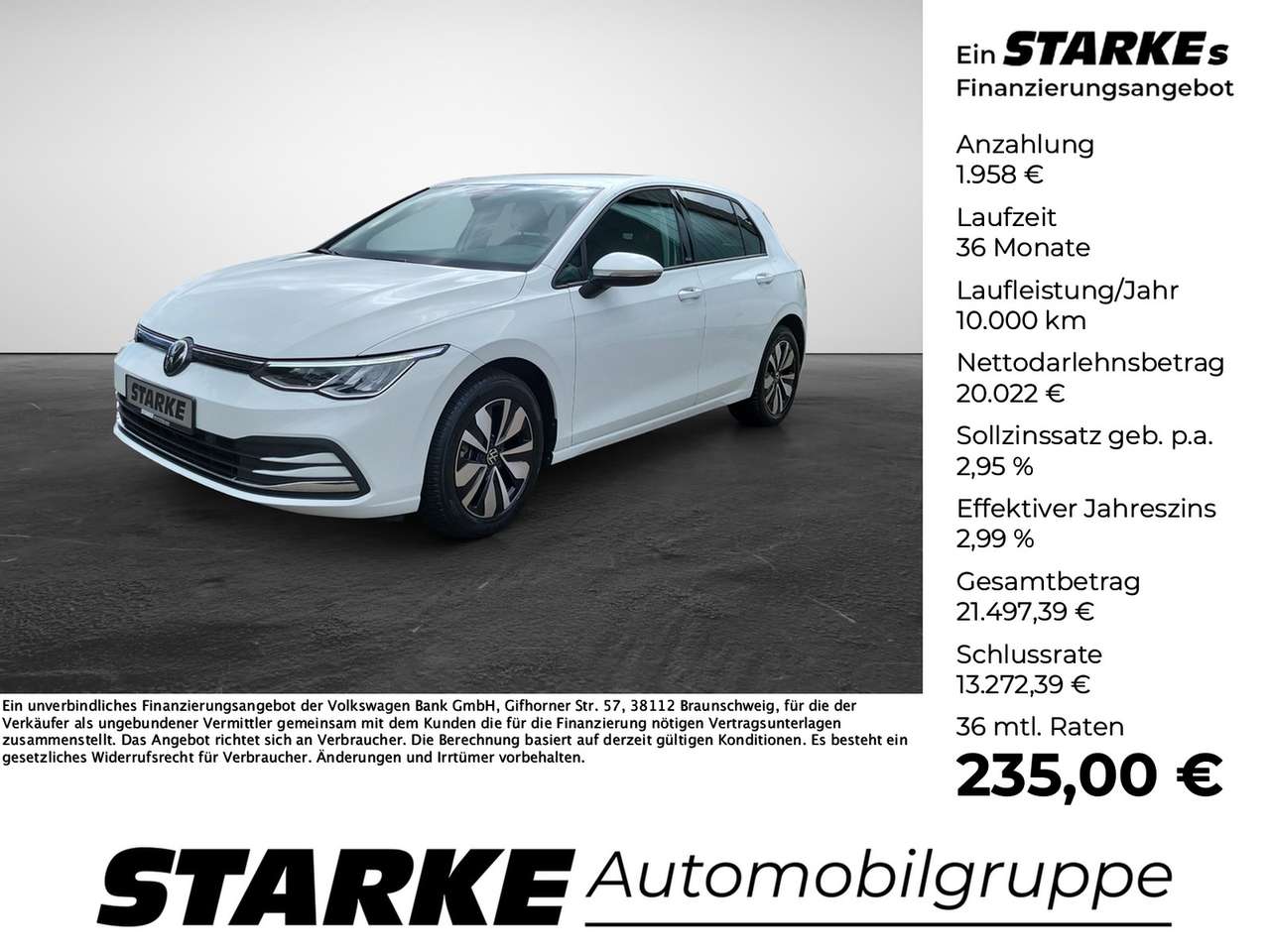 Volkswagen Golf 2024 — 8 1.5 TSI MOVE LED LightAssist Sitzheizung Kamera