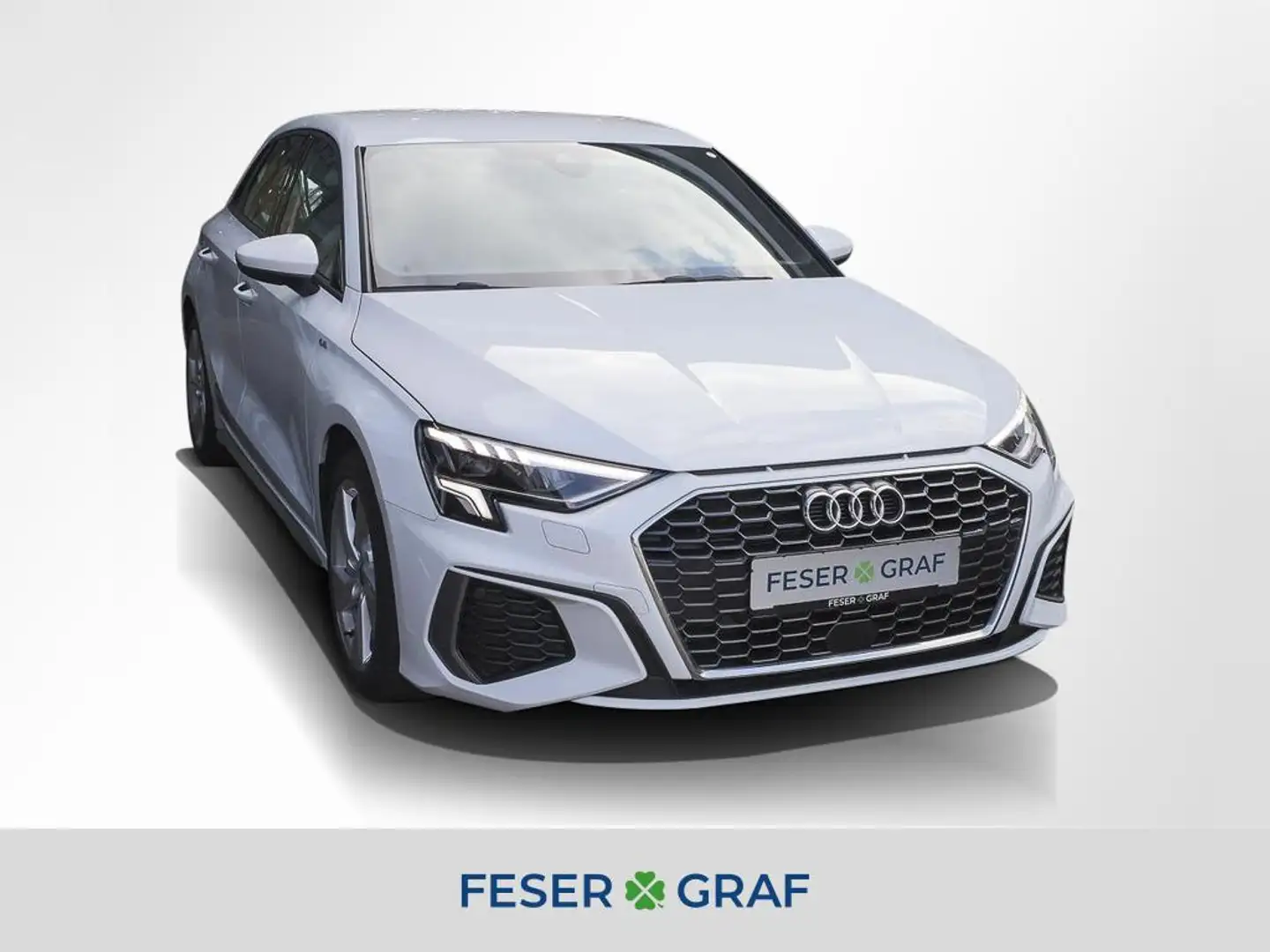 Audi A3 35 TFSI 2x S line AHK LED RüKa Sitzh. Weiß - 1